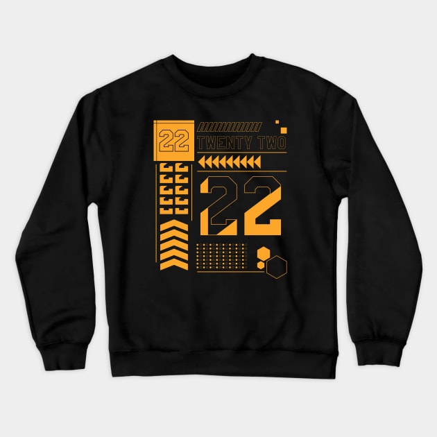 22 || Special Number || Sportswear | twenty two Crewneck Sweatshirt by Aloenalone